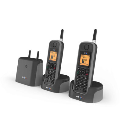 BT Elements 1K Cordless Telephone with Answering Machine – Twin BT Elements 1K Cordless Telephone with Answering Machine – Twin